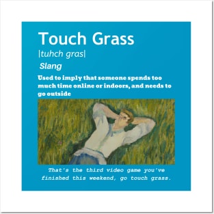 Touch Grass Posters and Art